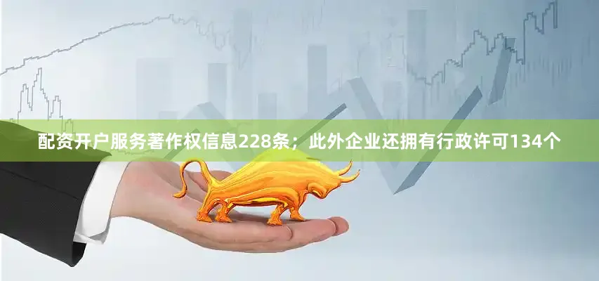 配资开户服务著作权信息228条；此外企业还拥有行政许可134个